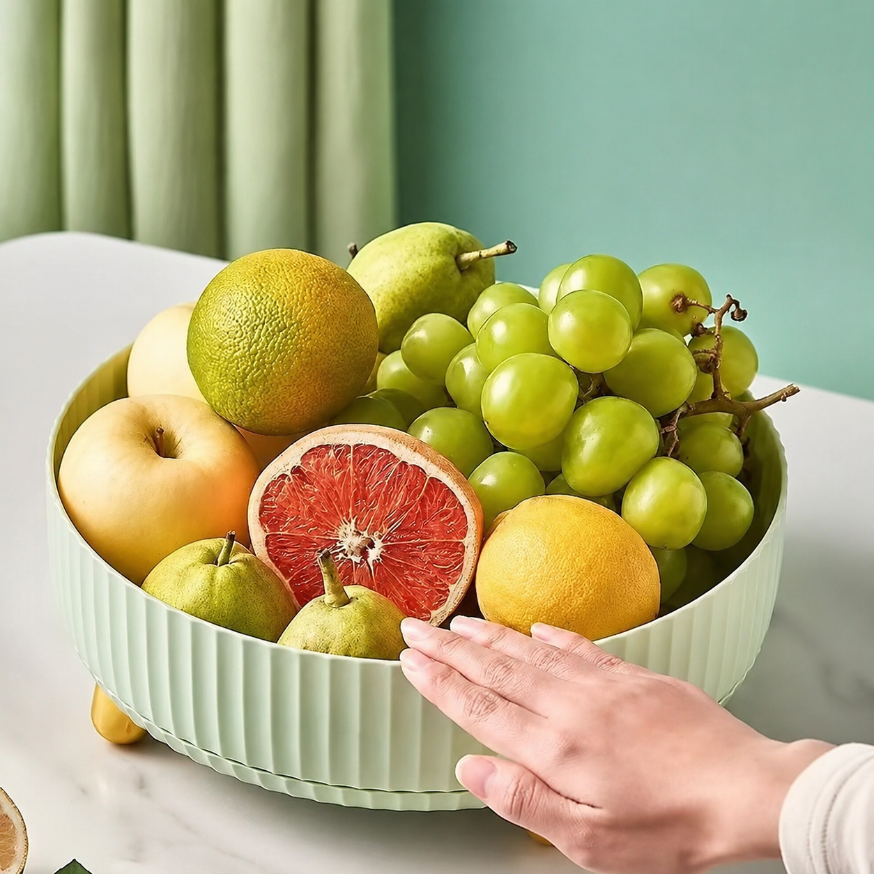 360° Rotating Spice Organizer Tray