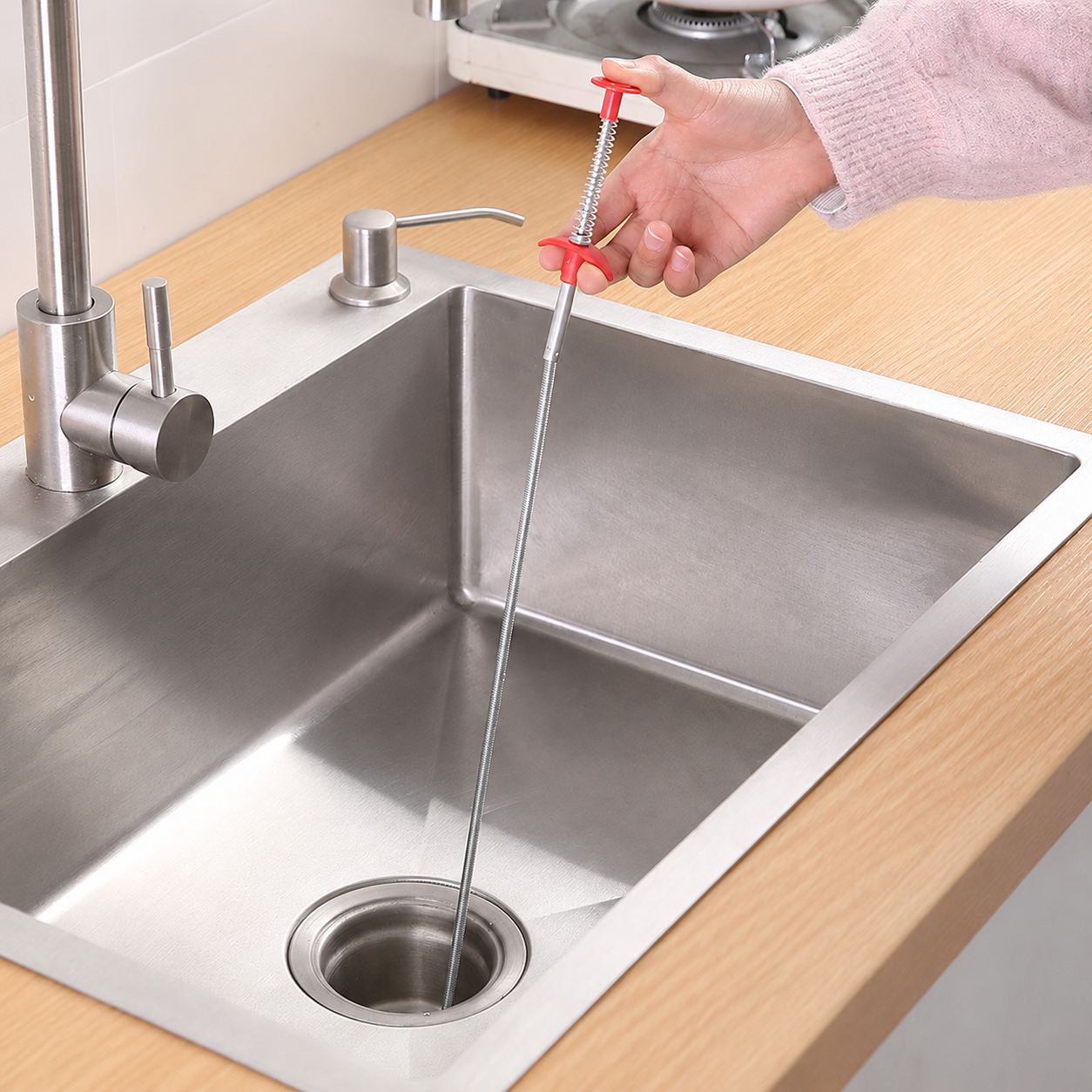 Flexible Drain Hair Remover Tool