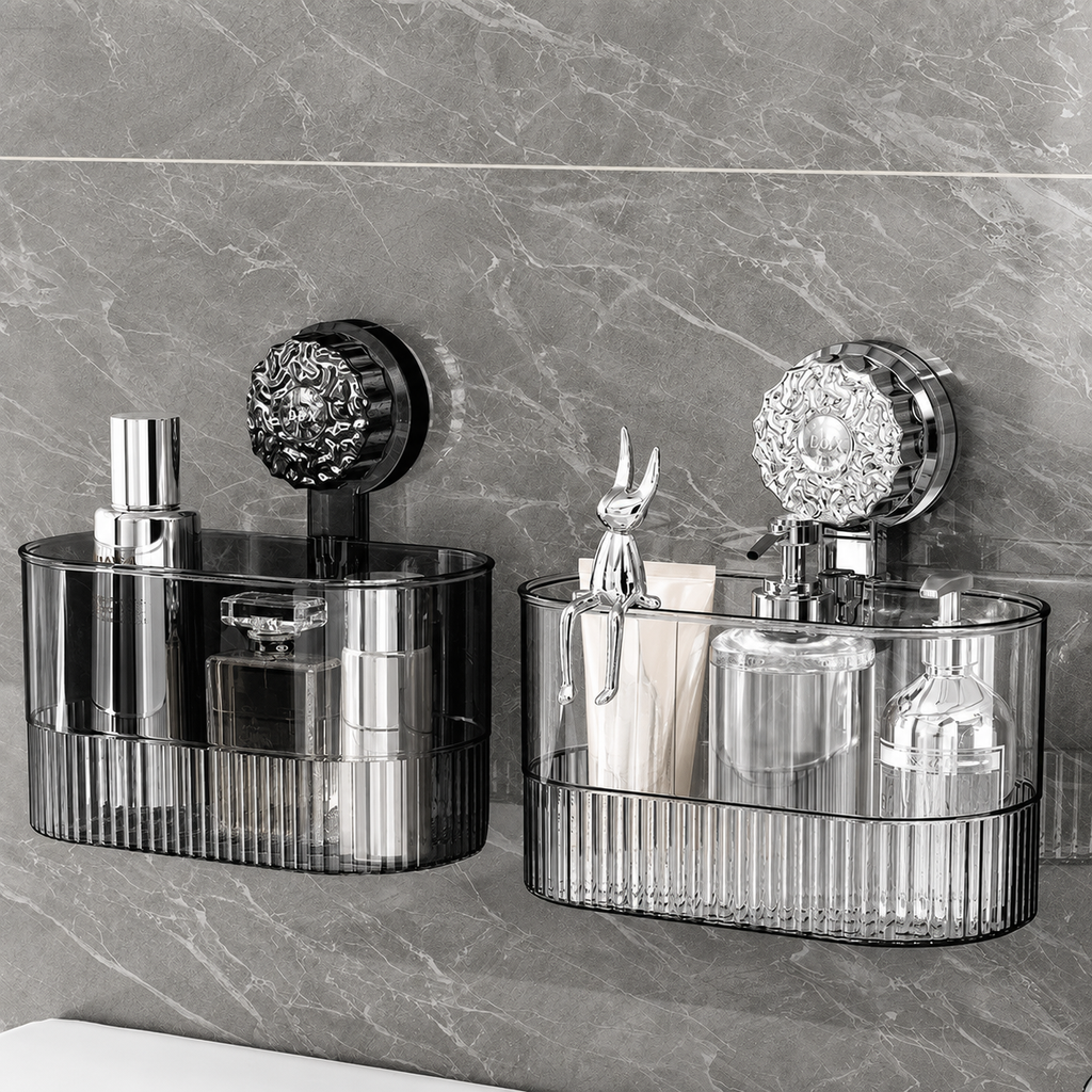 No-Drill Wall-Mounted Storage Basket