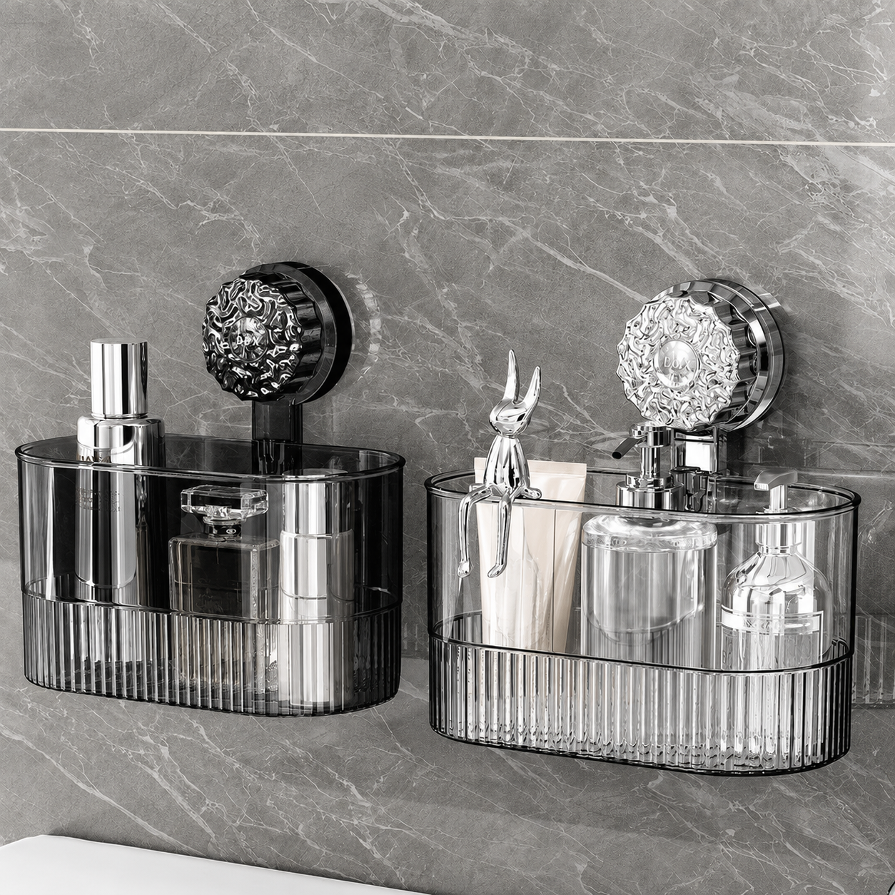 No-Drill Wall-Mounted Storage Basket