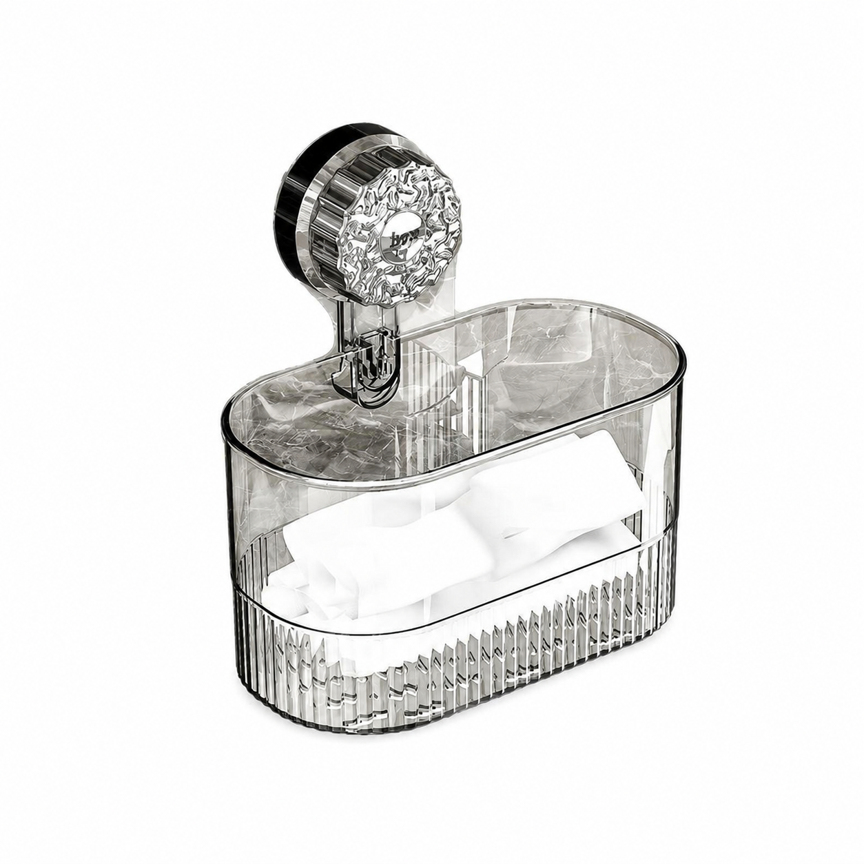 No-Drill Wall-Mounted Storage Basket