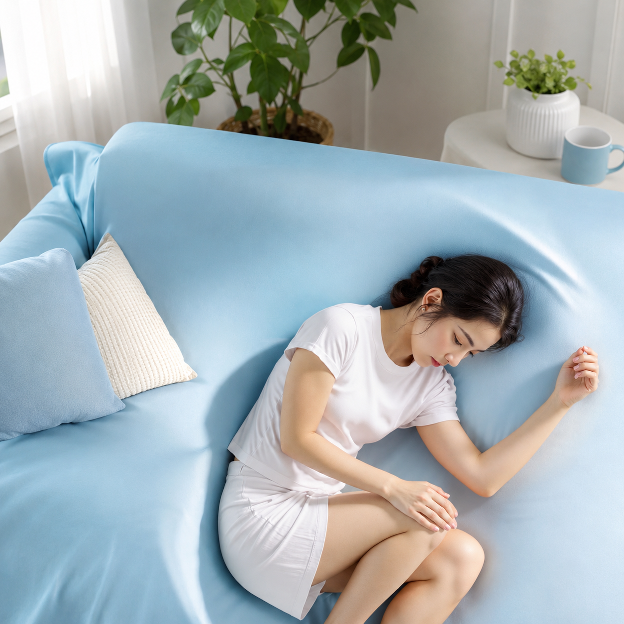 Cooling Ice Silk Sofa Cover Mat