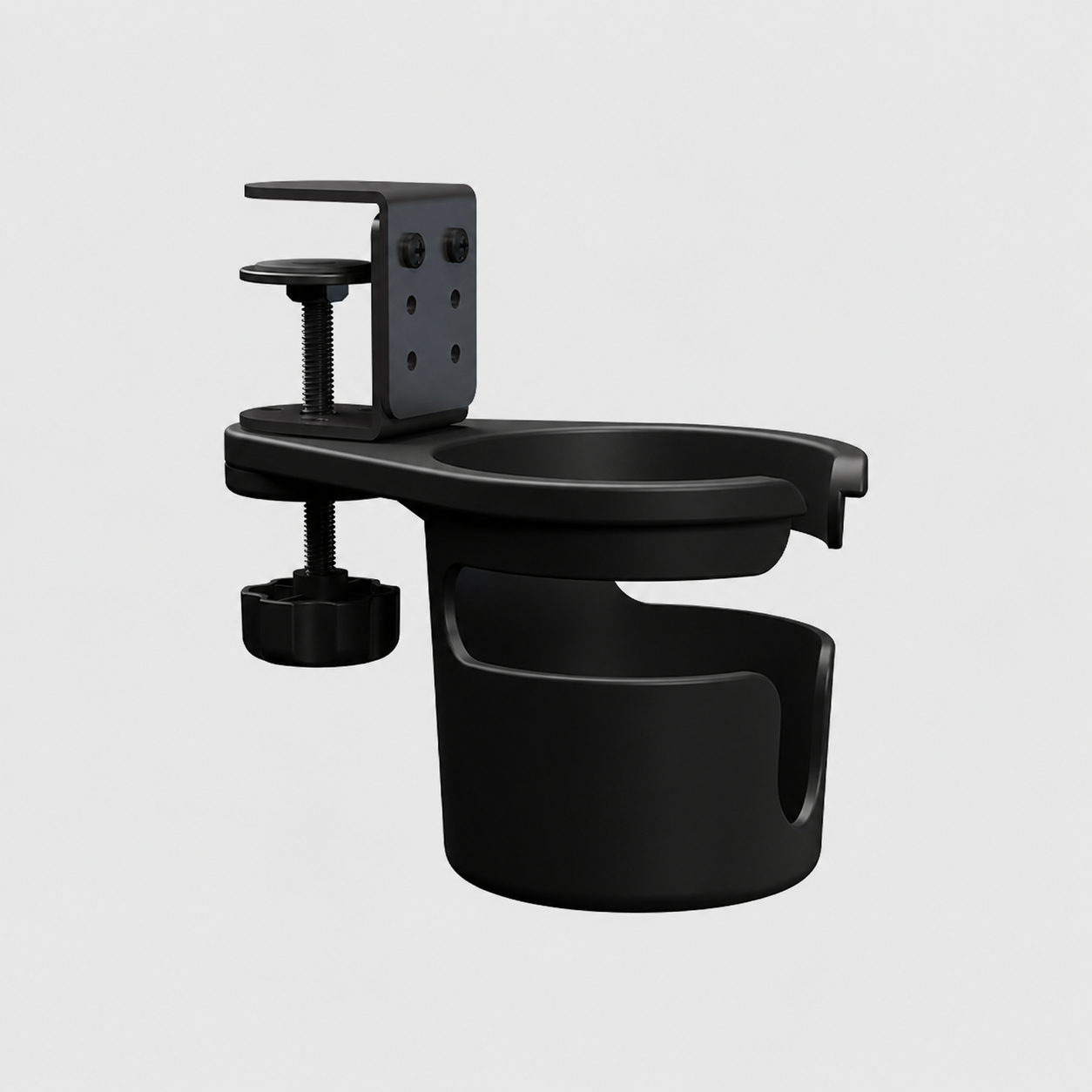 Rotating Desk Cup Holder Clamp