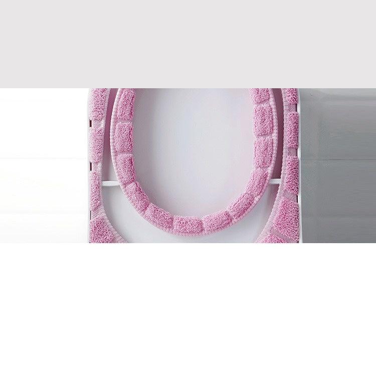 Soft Washable Toilet Seat Cover with Handle