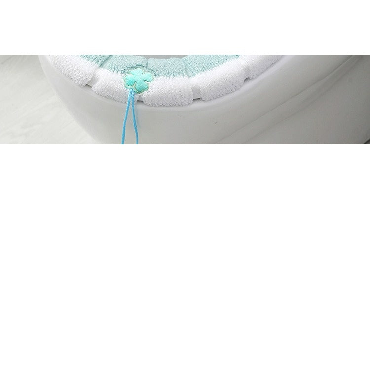 Soft Washable Toilet Seat Cover with Handle