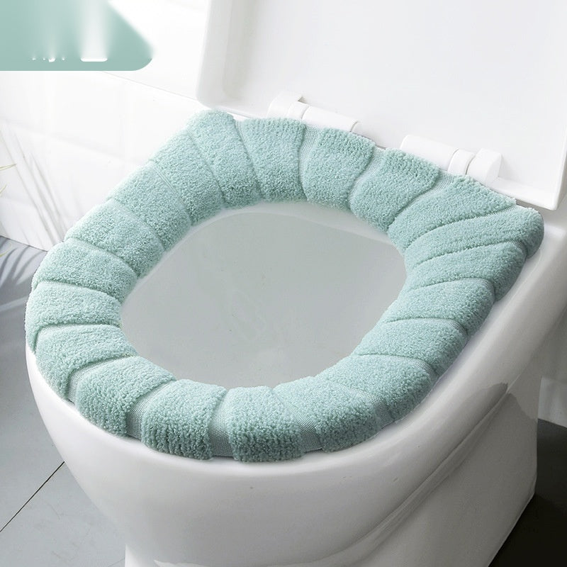 Soft Washable Toilet Seat Cover with Handle