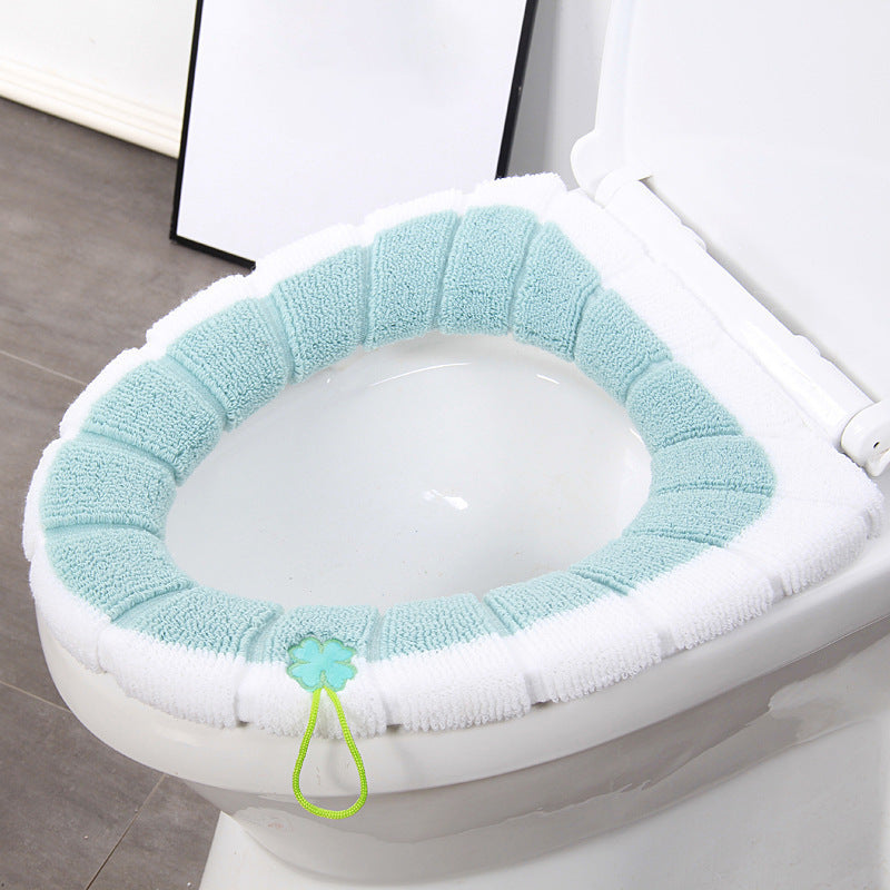 Soft Washable Toilet Seat Cover with Handle